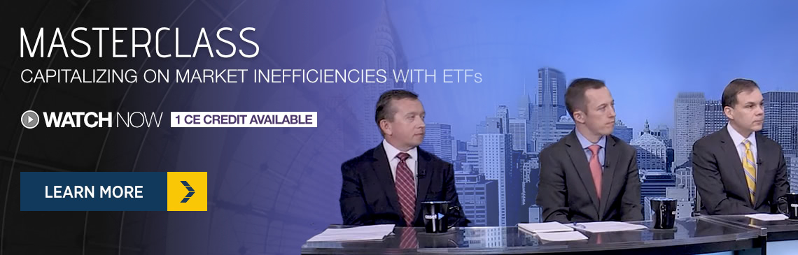 Capitalizing on Market Inefficiences with ETFs. Learn more and earn 1 CE Credit.